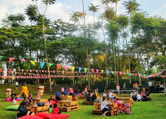 Scientia Square Park Jadi Liburan Seru di Ruang Terbuka Hijau Tangerang Hanya dengan Rp100 Ribuan