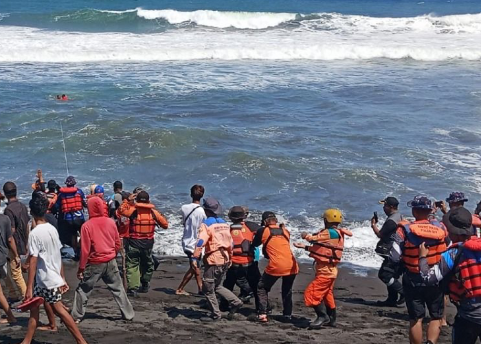 Nelayan Hilang di Pantai Baru Bantul Ditemukan Tewas Setelah Dua Hari Pencarian
