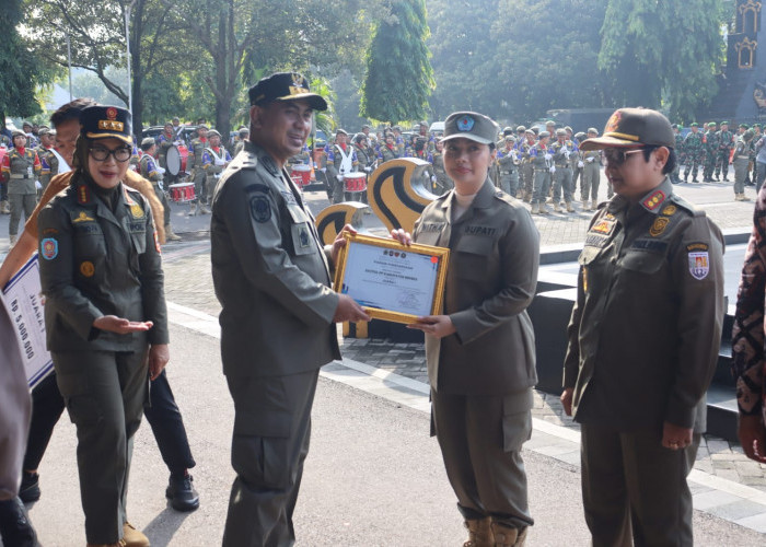 Raih Juara Penegakan Perda Tingkat Provinsi Jawa Tengah, Satpol PP Brebes Boyong Juara Pertama
