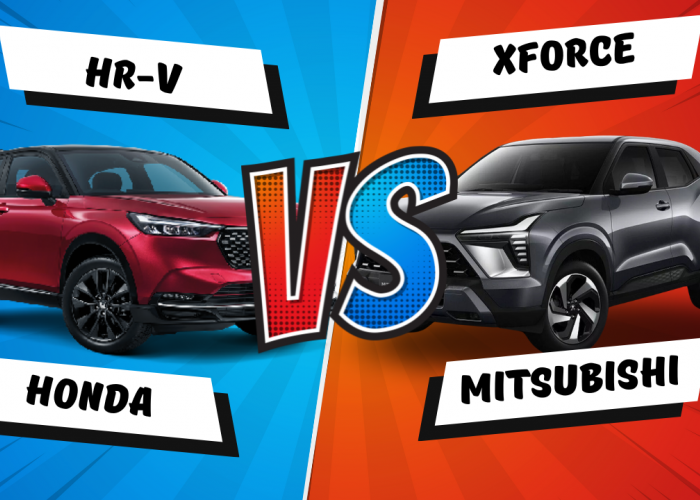 Perbandingan antara Mitsubishi Xforce dengan Honda HR-V, Mending Mana?