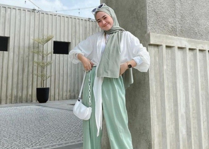 Padu Padan Outfit Cantik Celana Sage Green dengan Berbagai Warna Atasan, Cek Disini