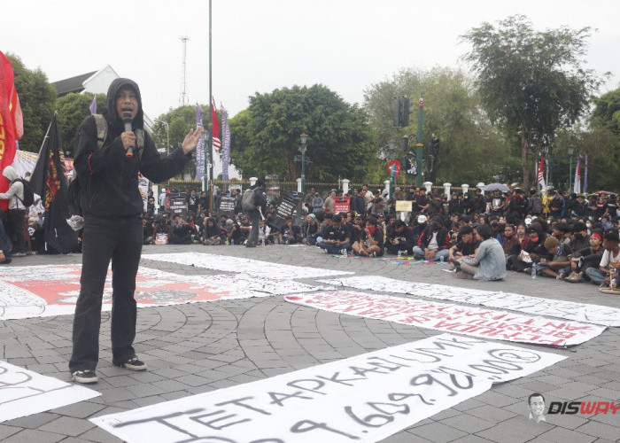 Aksi Hari Sumpah Pemuda di Jogja, Aliansi UMY Bergerak Kritik Program MBG dan Upah Buruh