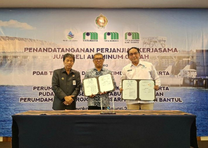 Kuatkan Perusahaan Air Minum di Yogyakarta, PDAM Tirtamarta Resmi Jalin Kerjasama dengan PDAB Tirtatama