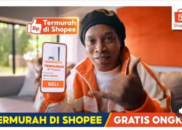 Trending! Kemunculan Legenda Ronaldinho di Iklan Terbaru Shopee Disambut Meriah Netizen