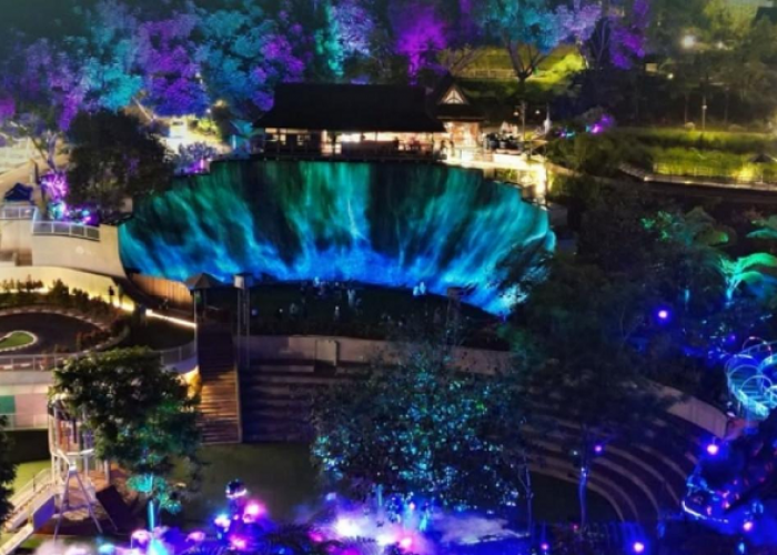 Wisata Malam Ala Negeri Dongeng Mystical Forest Dusun Bambu Cisarua Bandung yang Instagramable