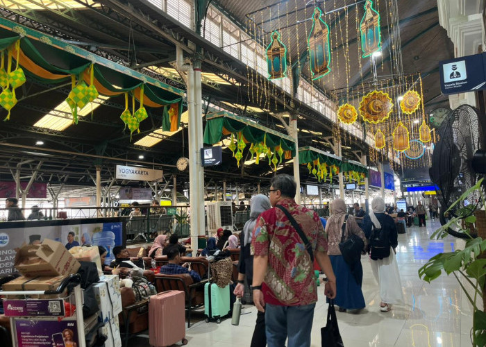 H+1 Lebaran, 61.554 Pemudik Padati Stasiun Daop 6 Yogyakarta