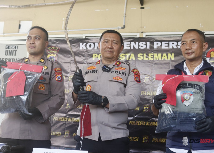 Niat Cari Korban Acak, Dua Pemuda Bawa Celurit 50 Cm Ditangkap Usai Terjatuh di Jalan Magelang