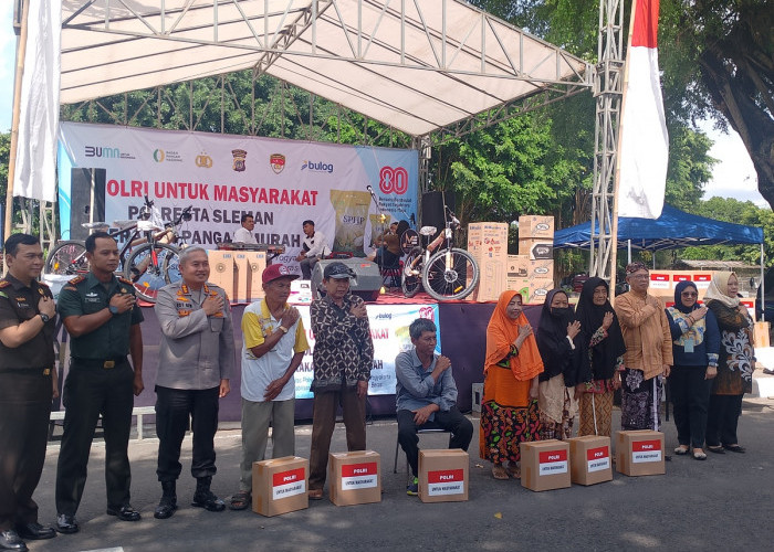 Cegah Tengkulak, Pasar Murah Sleman Batasi Pembelian Beras dan Bagi Doorprize Sepeda