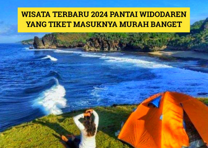 Tiket Masuknya Murah Banget! Wisata Terbaru 2024 Pantai Widodaren yang Miliki Batuan Karang Cantik Eksotis
