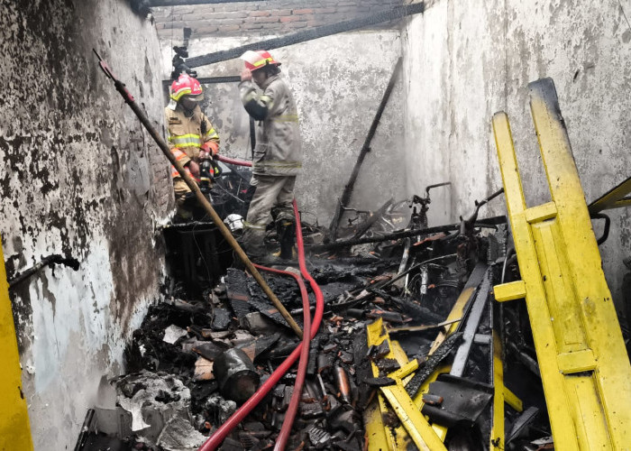 Rumah Penjual Kembang Api di Caturtunggal Sleman Ludes Terbakar, Sempat Terdengar Ledakan Beruntun