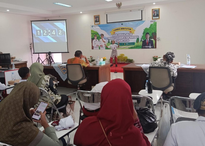 Genjot Budaya Baca Sejak Dini, Puluhan Siswa SD di Brebes Antusias Bersaing Lomba Bertutur