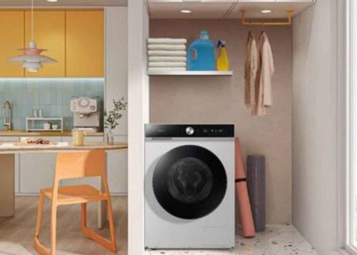 Mesin Cuci Terbaik Samsung BESPOKE AI Washer & Dryer Jadi Solusi Cucian Bebas Ribet 