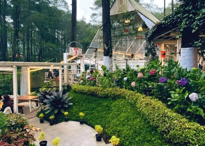 Suasana Menenangkan! Inilah 7 Cafe Bunga di Bandung yang Cantik, Estetik dan Instagramable