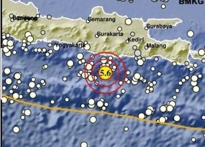 Breaking News!! Gempa M5,3 Guncang Pacitan, Getaran Terasa hingga Yogyakarta, BMKG: Tidak Berpotensi Tsunami