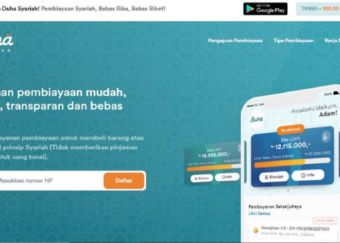 Pinjaman Online Duha Syariah yang Punya Limit hingga 2 Miliar Rupiah, Simak Lengkapnya Disini