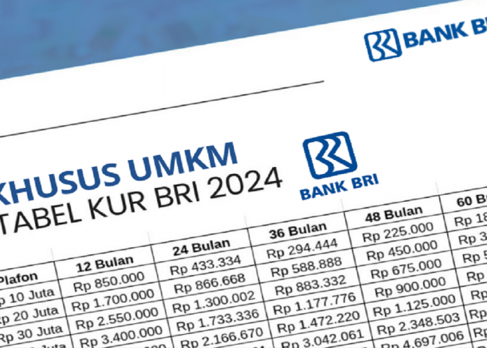 Pelaku Usaha Mari Merapat, Tabel Angsuran Lengkap KUR Bank BRI Mulai 20 hingga 40 Juta Rupiah