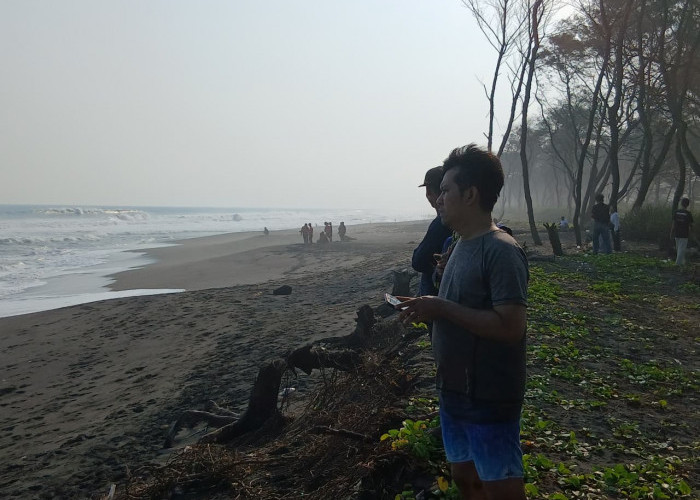 Ombak Besar Seret Dua Bocah di Pantai Goa Cemara Bantul, Sang Kakak Belum Ditemukan