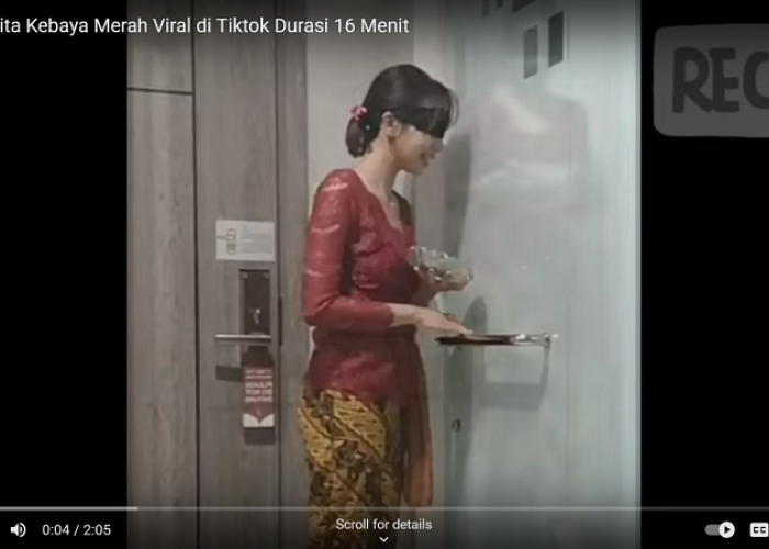 Terbongkar! Ternyata Video Kebaya Merah Viral 16 Menit Syutingnya di TLS Hotel Gubeng Surabaya, Bukan di Bali