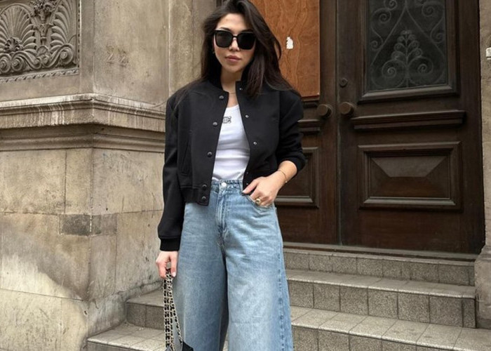 Ingin Tampil Modis Stylish? Ini Inspirasi OOTD Bisa Kamu Coba dengan Wide Leg Jeans