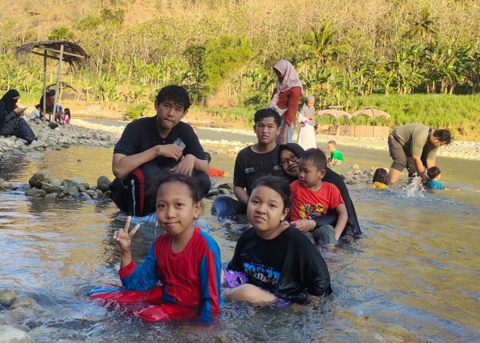 Liburan Murah dengan Panorama Alam, Wisata Sungai Oya Sriharjo Jadi Primadona Baru