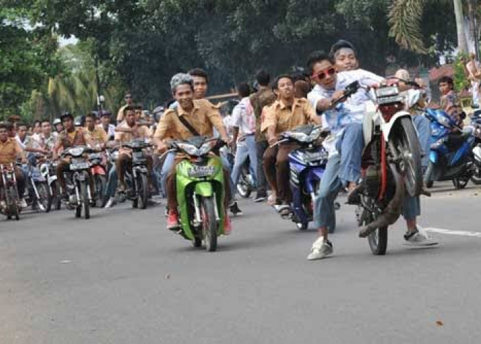Polisi Amankan Pelajar Ugal-ugalan di Jalan Palagan Sleman
