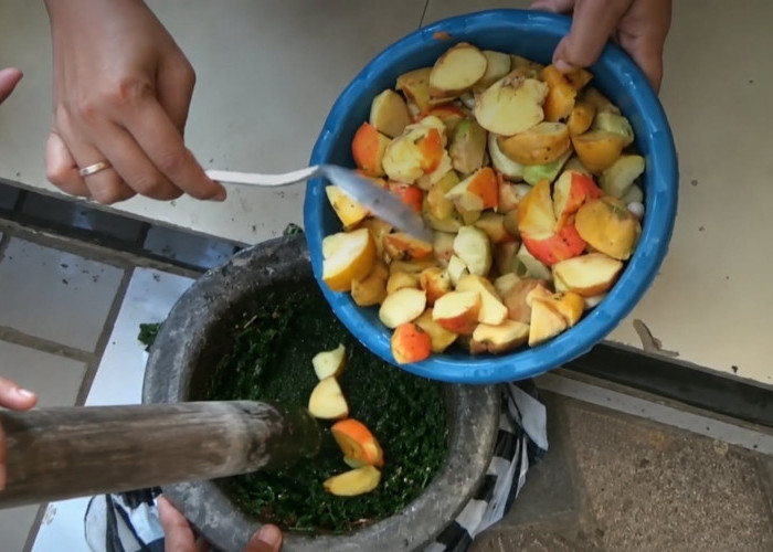 Daun Pepaya Pahit Disulap Jadi Rujak Segar, Kuliner Unik Khas Kayuares Gunungkidul