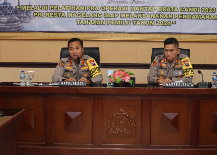 Pola Pengamanan Pemilu 2024, Polresta Magelang Terapkan 2 Personel untuk 16 TPS