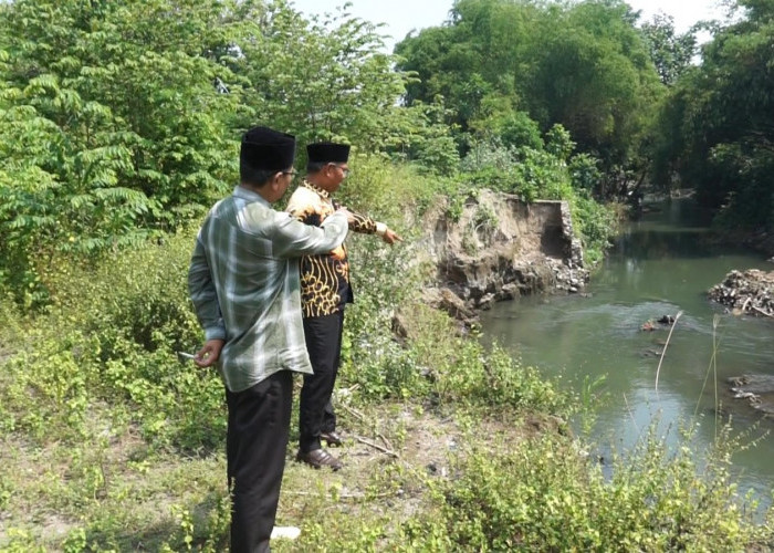  Talud Sungai Gajah Wong di Banguntapan Ambrol 40 Meter, Jembatan Terancam Rusak
