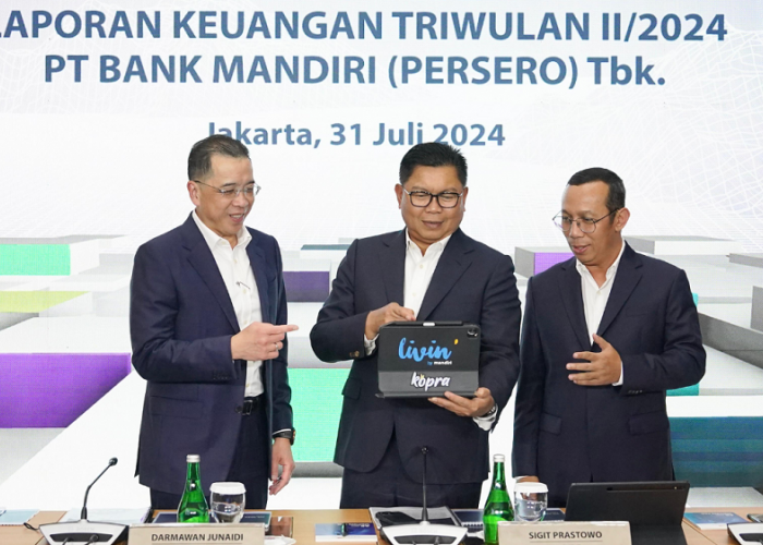 Penyaluran Kredit 2024 Kuartal II Bank Mandiri Mencapai Rp 1.532 Triliun