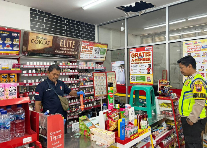 Dua Minimarket Jalur Pantura Brebes Digasak Maling, Puluhan Slop Rokok Ludes Saat Dinihari Idul Adha
