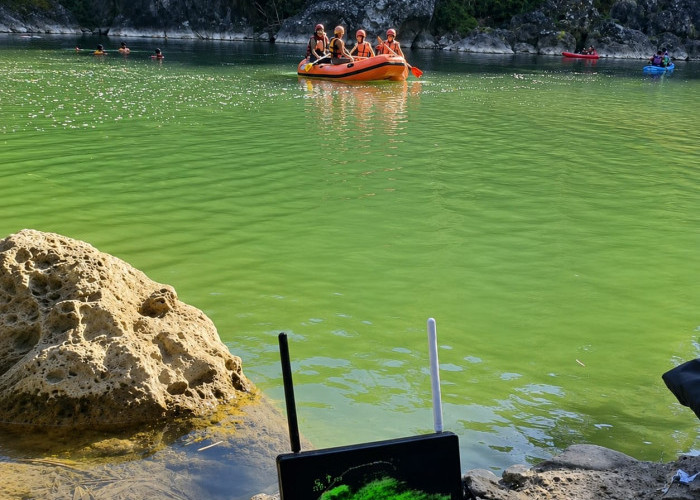 Drone Sonar Jadi Mata Tim SAR di Dasar Sungai Oyo, Pemandu Penyelam Menemukan Korban Tenggelam