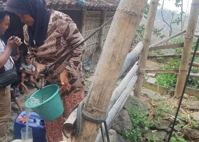 Kemarau Panjang, Sejumlah Warga Tegalrejo Gunungkidul Terpaksa Minum Air Keruh