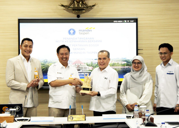 Bank Mandiri Taspen Jalin MoU Dengan IPB University, Perkuat Literasi Keuangan dan Pengembangan SDM