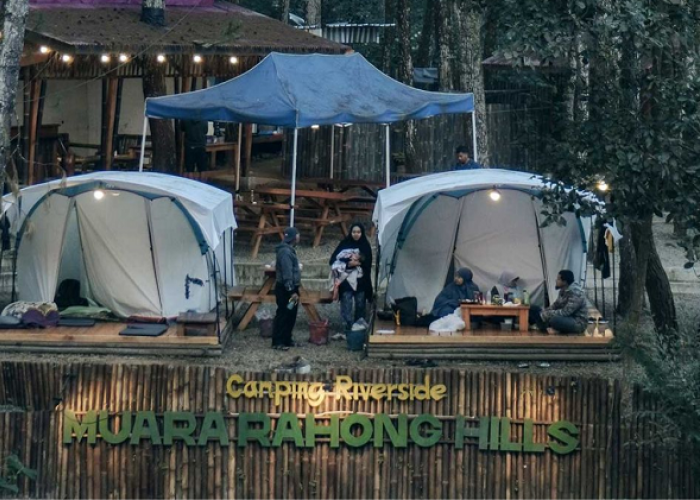 Melepas Penat di Muara Rahong Hills, Glamping Mewah di Tepi Sungai yang Nyaman 