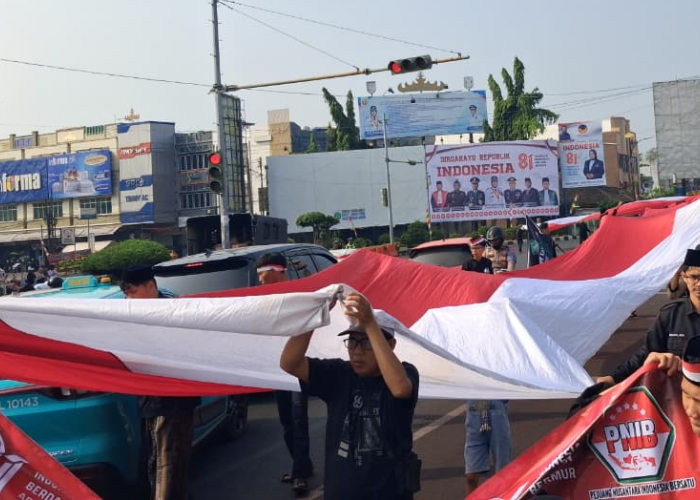 Kirab Merah Putih Jaga Persatuan Jelang HUT ke-81 RI, Jadi Ajang Kampanye Ajak Masyarakat Tolak Korupsi