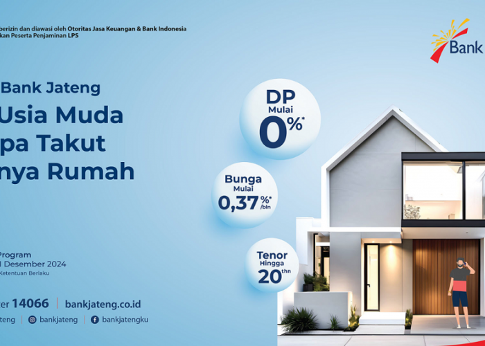 Masih Muda Bisa Punya Rumah Pakai KPR Bank Jateng 2024