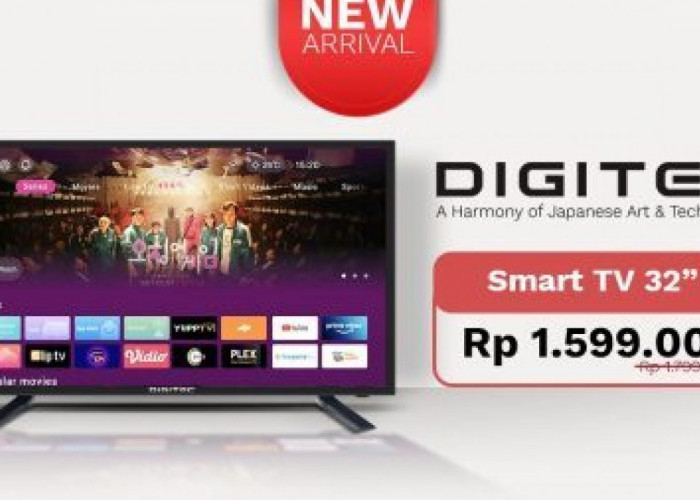 Harga Murah Digitec Rilis 2 Smart TV di Indonesia, Mulai dari Rp 1 Jutaan
