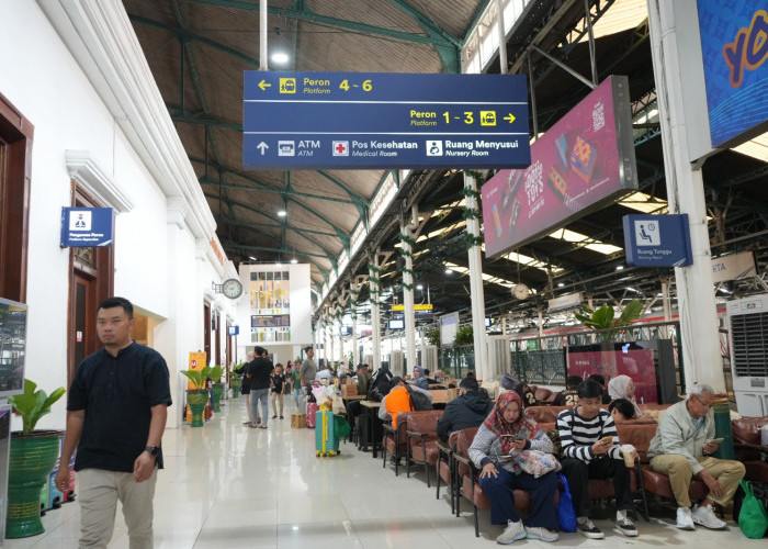 Stasiun Tersibuk Saat Natal, KAI Daop 6 Layani 66.785 Penumpang