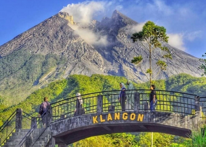 Bukit Klangon, Wisata 'Ngeri-Ngeri Sedap' dengan Panorama Merapi dari Jarak Sekitar 4 Kilometer
