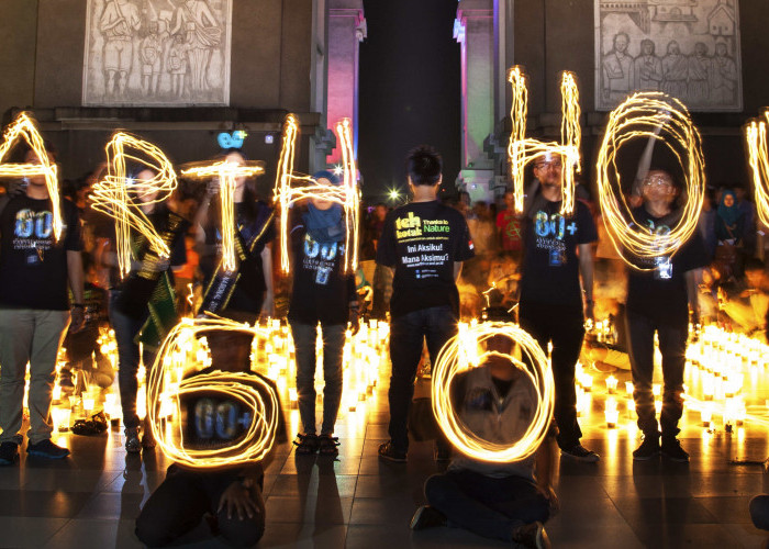 Jogja Kembali Gelar Earth Hour, Kampanyekan Gaya Hidup Ramah Lingkungan