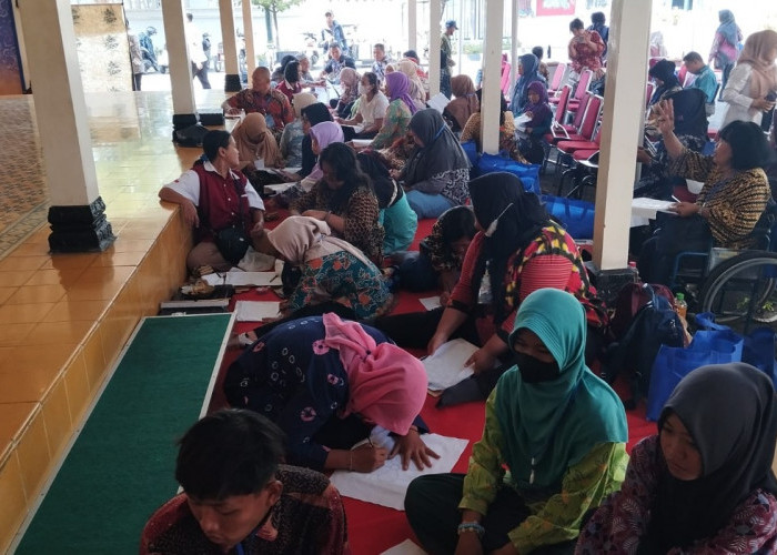 Ratusan Difabel Membatik Serentak di Yogyakarta, Karyanya Bakal Tampil di YIA