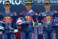 Pembalap Sleman Kumandangkan Indonesia Raya dari Sirkuit Sachsenring Jerman