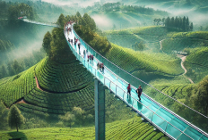 Siapkan Bujet dan Nikmati Sensasi Jembatan Kaca Megah di Kebun Teh Kemuning Sky Hills 
