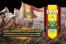 Guru Honorer Keluhkan Dana Pendidikan Dialihkan untuk MBG, IMM Sleman Ajukan Amicus Curiae ke MK