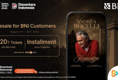 BNI Hadirkan Akses Eksklusif Menikmati Andrea Bocelli 'Romanza' di Indonesia