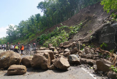  Jalur Clongop Gunungkidul Longsor Lagi, Retakan Tanah Capai 50 Meter