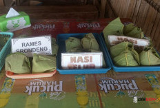 Angkringan di Jalan Baru Gading Ngalang, Sajikan Kuliner Khas Gunungkidul Berbungkus Daun Jati