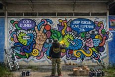 Ikon Mata Hati dan Ojo Dumeh Karya Gus Bill, Simbol Otentik Pesan Moral Lewat Seni Mural