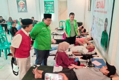 Donor Darah dan Bakti Sosial Harlah PKB ke 28, Mendapat Sambutan Antusiasme Ratusan Warga Brebes