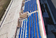 Saat Stadion Sultan Agung di Kabupaten Bantul Jadi 'Membiru'